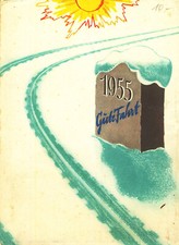 Grusskarte aufklappbar 1955 gebraucht kaufen  Berlin