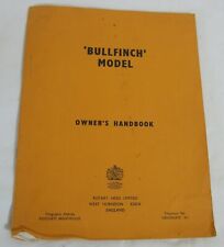 Bullfinch rotovator owners for sale  WIMBORNE
