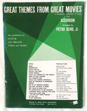 Accordion music book for sale  San Diego