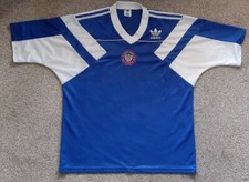 Camisa de futebol vintage EUA Adidas azul 1990 1992 42"/44" peito  comprar usado  Enviando para Brazil