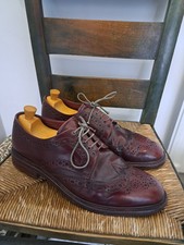 Loake burgundy oxford for sale  LEEDS