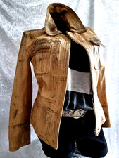 Damen designer lederjacke gebraucht kaufen  Essen