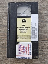 The Slumber Party Massacre 1982 VHS , No Case, Former Rental Horror Movie comprar usado  Enviando para Brazil