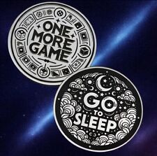 Moeda de decisão flip sim ou não do jogador mais um jogo ou ir para a cama dupla face comprar usado  Enviando para Brazil