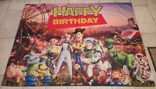 Banner Toy Story feliz aniversário 5 pés por 7 pés comprar usado  Enviando para Brazil