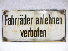Emailschild warnschild 40er gebraucht kaufen  Straubing