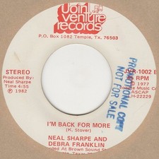 Neal Sharpe & Debra Franklin I'm Back For More Joint Venture DEMO Soul Northern, usado comprar usado  Enviando para Brazil