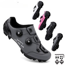 Bicicleta MTB Zapatos Autobloqueantes Para hombres Zapatos de Ciclismo Carreras Carretera Bicicleta Tenis segunda mano  Embacar hacia Mexico