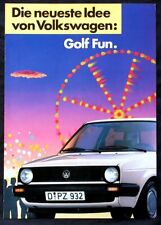 Golf brochure 1986 d'occasion  Expédié en Belgium