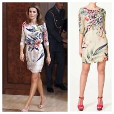 ZARA Damska Jedwab Kwiatowy Nadruk Kwiatowy Tulipan Shift Sukienka Tunika Wyprzedana Rzadka XS S, używany na sprzedaż  PL
