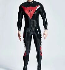 Latex Rubber Racing uniform Catsuit Anzug Zentai Strumpfhose Overall Suit S-XXL, usado comprar usado  Enviando para Brazil