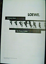 Loewe preisliste 2000 gebraucht kaufen  Kiel