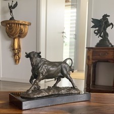 Bronzefigur stier skulptur gebraucht kaufen  Berlin