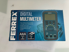 Ferrex digital multimeter for sale  SIDCUP