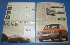 4762 nsu dépliant d'occasion  Caderousse