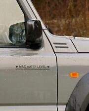 Max Water Level Aufkleber Offroad Military 4x4 passt für Jimny Mercedes G Hilux comprar usado  Enviando para Brazil