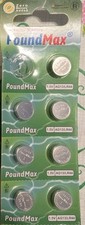 Batería alcalina de botón PoundMax 7 x AG13 LR44 1,5 V segunda mano  Embacar hacia Mexico