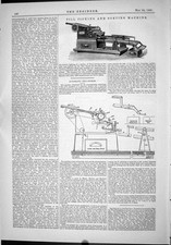 Old print 1889 for sale  UK