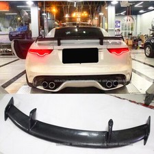 Spoiler esportivo traseiro de carbono real com cauda de porta-malas compatível com Jaguar F-TYPE Coupe 14-21  comprar usado  Enviando para Brazil