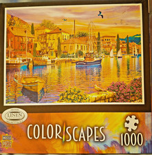 Master Pieces Colorscapes Sailor Glow veleiros 1000 peças quebra-cabeça aparência completa comprar usado  Enviando para Brazil