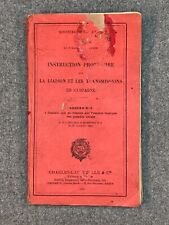 Instruction liaison transmissi d'occasion  Angers-