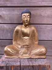 25cm goldener buddha gebraucht kaufen  Münster