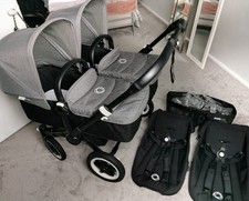 Bugaboo donkey twin for sale  HORSHAM