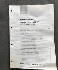 Index ge42 ge65 gebraucht kaufen  Bühlertann