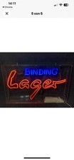 Binding lager neonreklame gebraucht kaufen  Steinbach