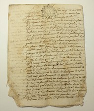 Vecchio di Carta A Imparare Toulouse 1728 (L110) comprar usado  Enviando para Brazil