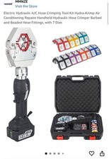 Kit de ferramentas de crimpagem de mangueira elétrica hidráulica A/C Hydra-Krimp ar condicionado re... comprar usado  Enviando para Brazil
