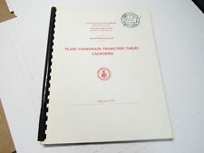 1978 Dept Commerce Plane Coordinate Projection Tables California comprar usado  Enviando para Brazil