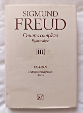 Oeuvres complètes freud d'occasion  Lille-