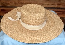 Chapéu de sol Falta de cor aba larga palha médio feminino BOHO Derby Anthropologie  comprar usado  Enviando para Brazil