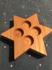 Kerzenständer holz stern gebraucht kaufen  Vöhringen