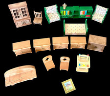 Lote de Móveis Antigo Sylvanian Families Calico Critters Maple Town Stories Quarto comprar usado  Enviando para Brazil