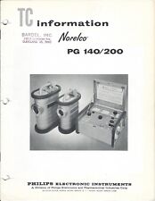 Usado, Folleto de equipo - Philips Norelco - PG 140 200 portátil rayos X años 60 (PH09) segunda mano  Embacar hacia Argentina