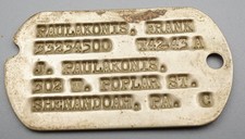 Dog Tag do Exército Segunda Guerra Mundial 1942-1943 com Shenandoah, PA NOK Endereço T42-43 - TINTURA AMARELA comprar usado  Enviando para Brazil