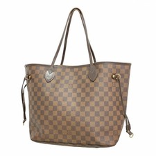 Używany, 5Ee7492-C Louis Vuitton Tote Bag Damier Neverfull Mm N51105 Ebene Używana Damska na sprzedaż  Wysyłka do Poland