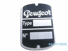Typenschild plate peugeot gebraucht kaufen  Deutschland