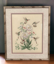 Vtg hummingbird embroidery for sale  Kuna