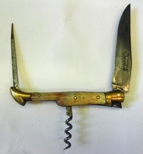 Ancien couteau triple fonctions Laguiole Besset JNR – estampillé tête de cheval comprar usado  Enviando para Brazil