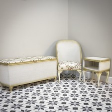 Lloyd loom ottoman for sale  CANNOCK