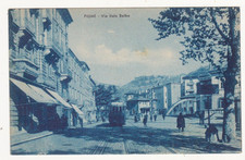 Cartolina fiume via usato  Vetto