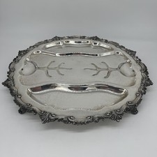 Round silver plated for sale  Fort Wayne