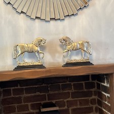 Pair vintage brass for sale  HIGH WYCOMBE