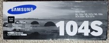 Cartucho de toner preto genuíno SAMSUNG 104S MLT-D104S - Caixa aberta comprar usado  Enviando para Brazil
