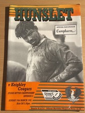Rugby league programme for sale  BURTON-ON-TRENT