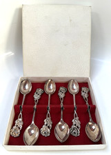 silver plated spoon set for sale  DUNDEE