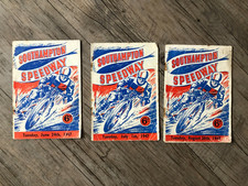 Speedway programmes southampto for sale  POOLE